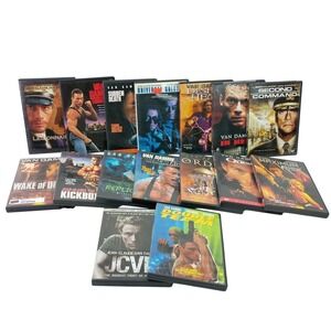 Jean-Claude Van Damme Action Martial Arts Thriller Movie 16 DVD Lot Collection